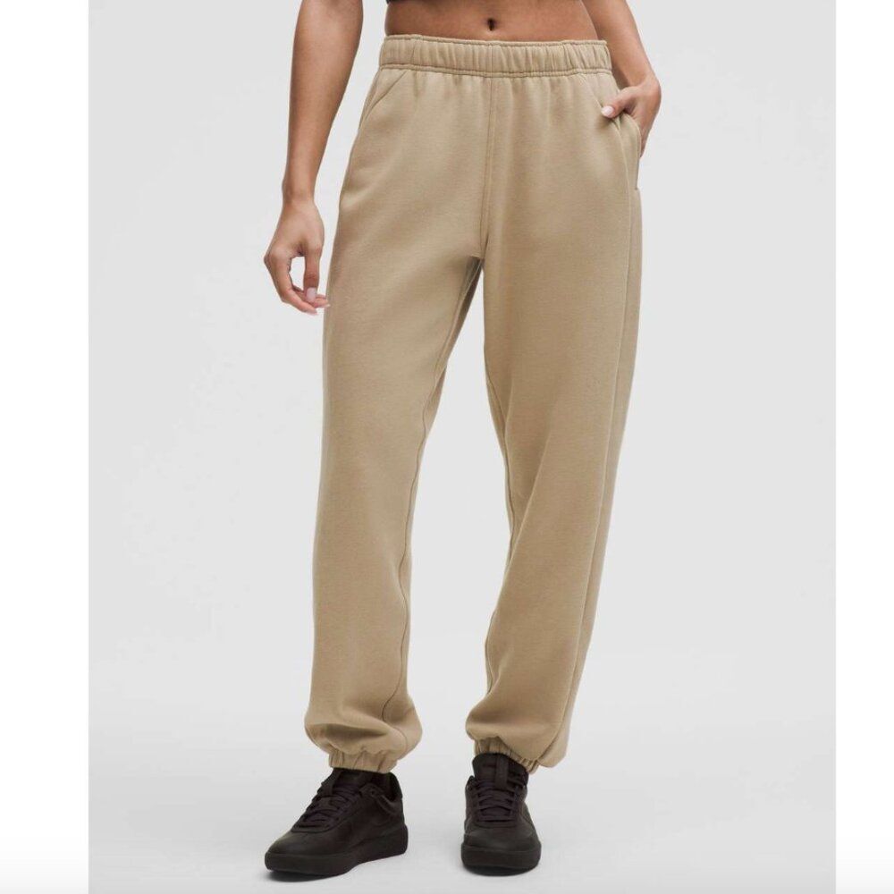 Lululemon XS Scuba Mid-Rise Oversized Jogger Sweatpants *Regular Sheer Oak